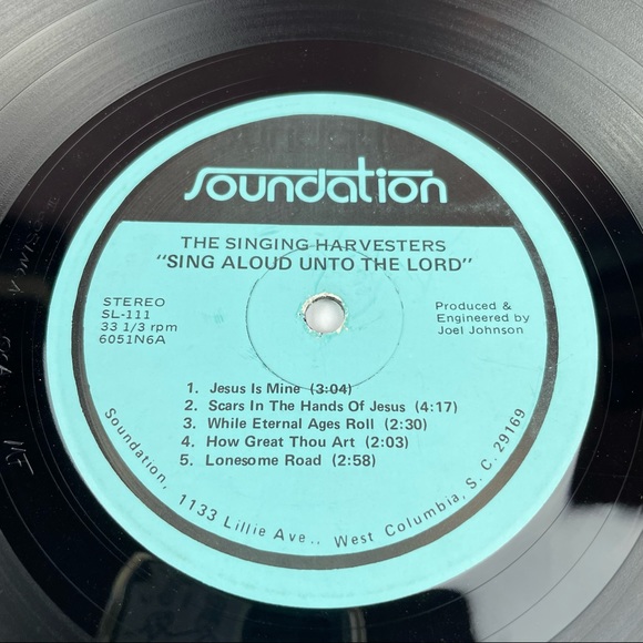The Singing Harvesters Sing Aloud Unto The Lord Vinyl Music Record Vintage - Picture 3 of 4